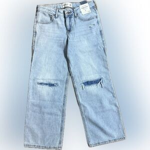 Abercrombie Kids Light Blue Distressed Jeans